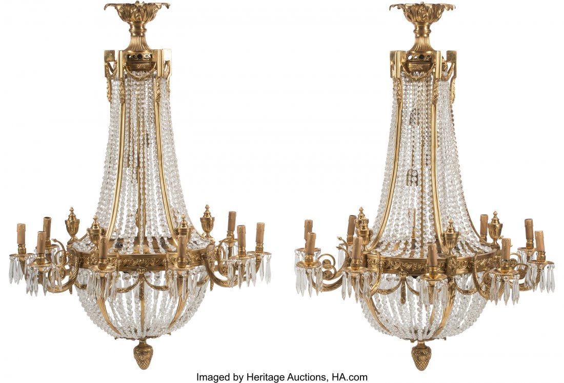 A Pair of French Neoclassical-Style Gilt Bronze (1 of 5)