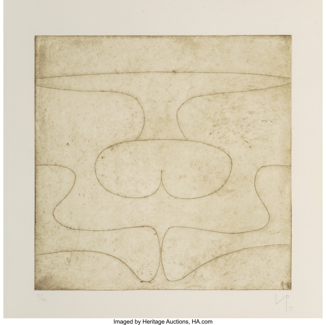 Victor Pasmore (1909-1998) The Cave of Calypso I: Victor Pasmore (1909-1998) The Cave of Calypso I, 1977 Intaglio in colors on paper 27 x 23 inches (68.6 x 58.4 cm) (sheet) Ed. 5/60 Signed&