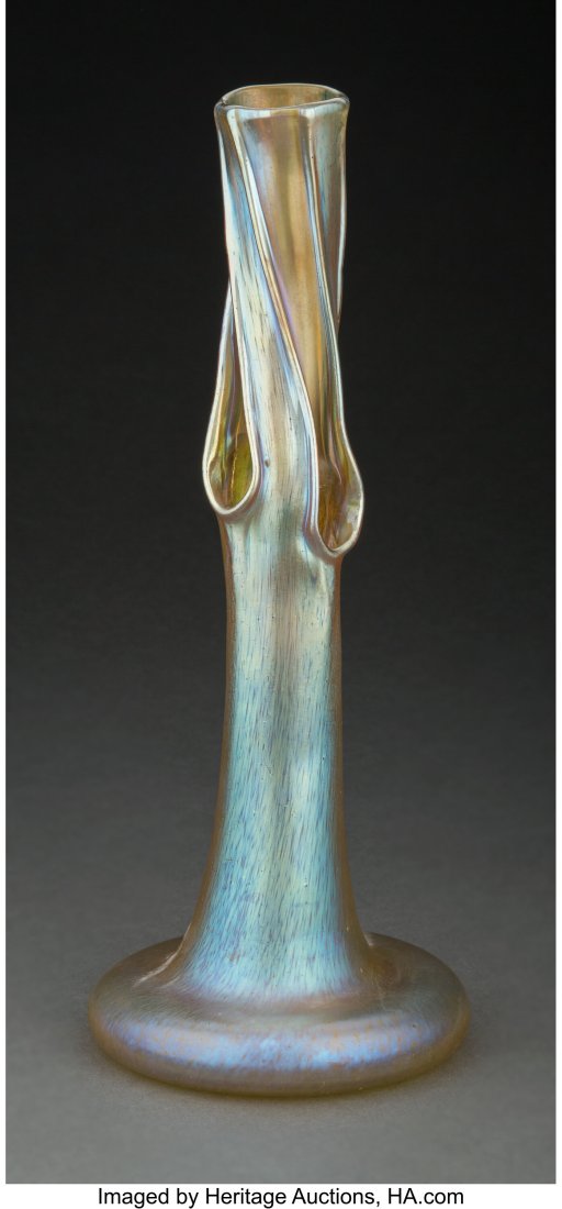Loetz Candia Glass Papillon Vase, circa 1898 12-: Loetz Candia Glass Papillon Vase, circa 1898 12-1/2 inches (31.8 cm) HID03101062020 © 2020 Heritage Auctions | All Rights Res