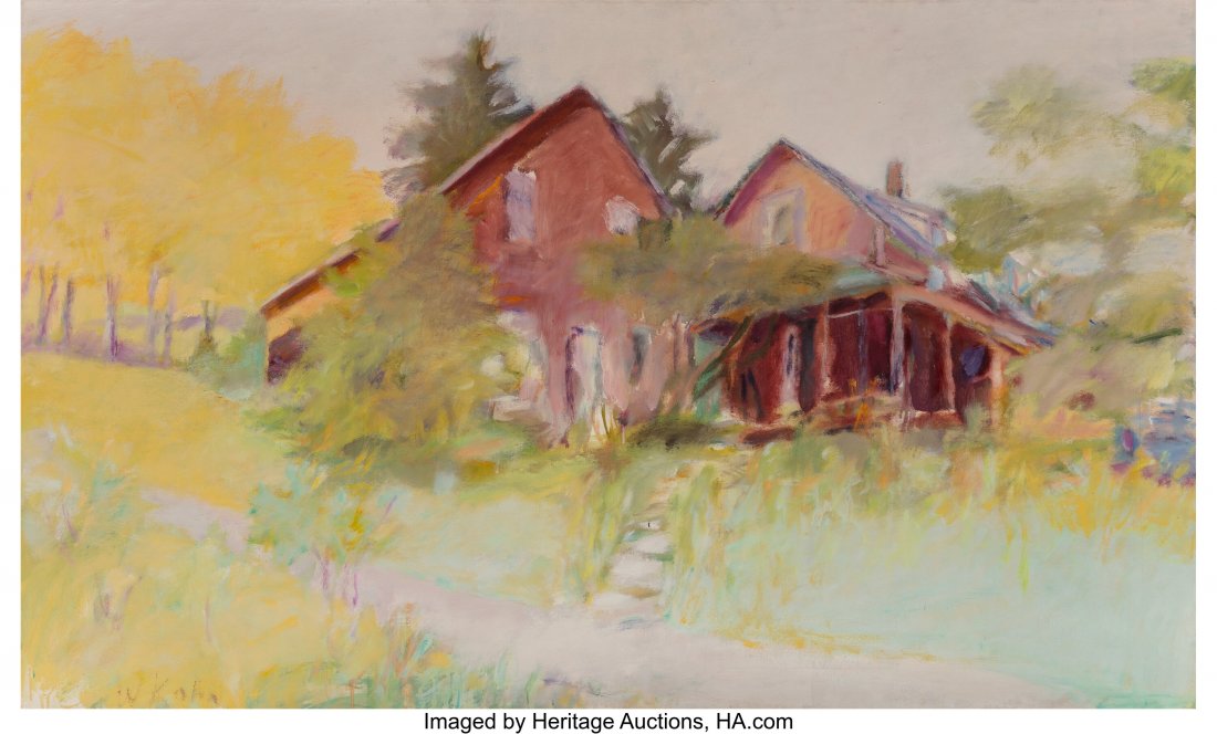 Wolf Kahn (American, 1927-2020) Summer Home, 197: Wolf Kahn (American, 1927-2020) Summer Home, 1971-72 Oil on canvas 40-1/4 x 66-1/4 inches (102.2 x 168.3 cm) Signed lower left: W. Ka