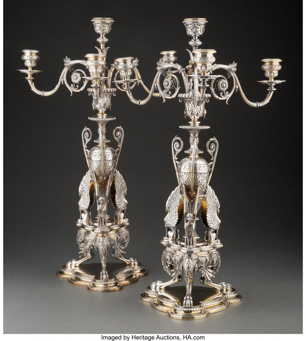 A Pair of Elkington & Co. Victorian Silver-Plate (1 of 3)