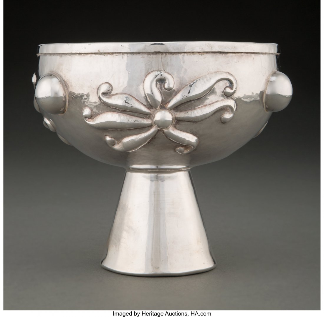 A Graziella Laffi Silver Double-Walled Vessel, L (1 of 4)