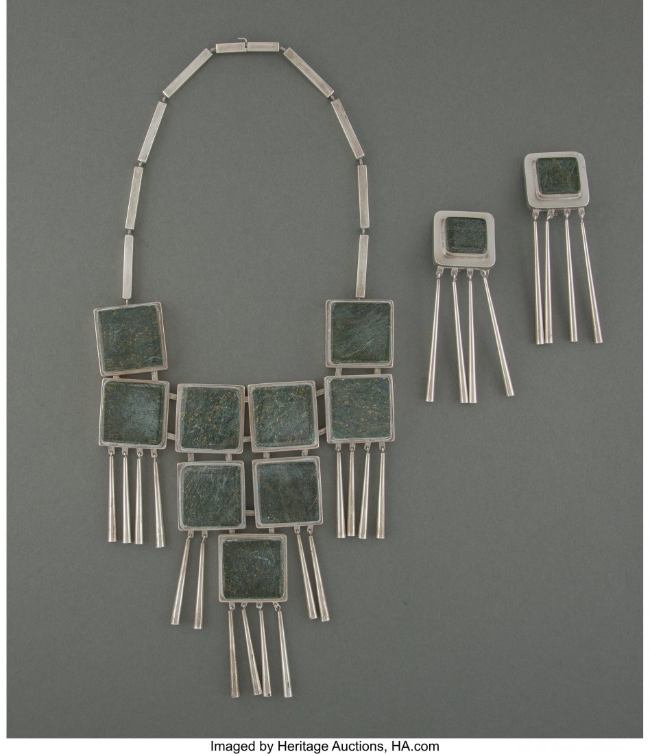 A Graziella Laffi Silver and Hardstone Jewelry S (1 of 3)