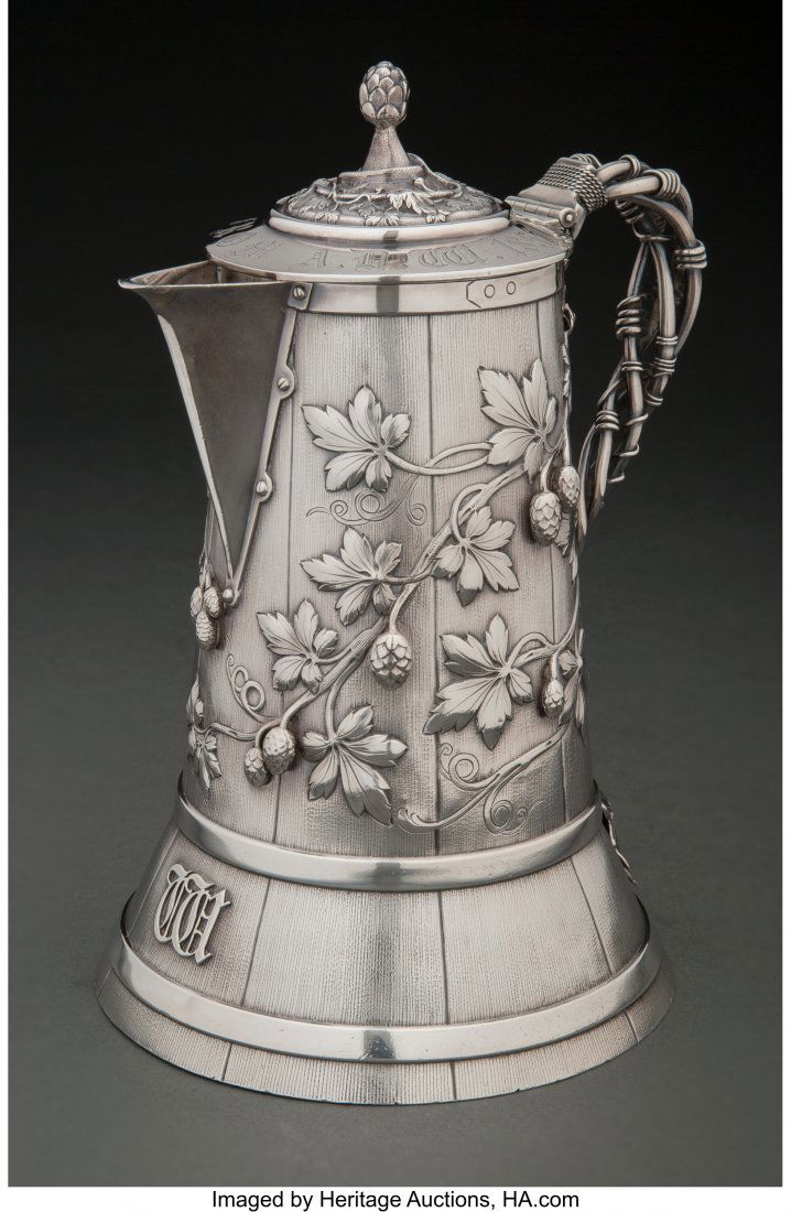 A Tiffany & Co. Silver Beer Pitcher, New York, 1 (1 of 7)