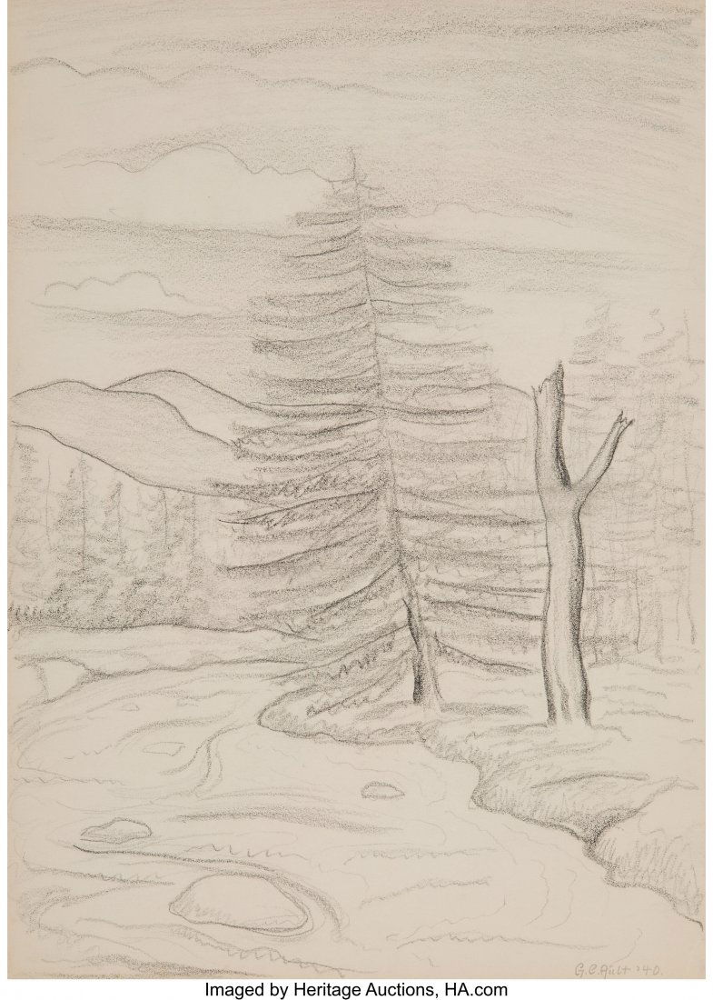 George Copeland Ault (American, 1891-1948) Sketc: George Copeland Ault (American, 1891-1948) Sketch Note, 1940 Pencil on paper 14 x 10 inches (35.6 x 25.4 cm) (sheet) Signed and dated lower righ