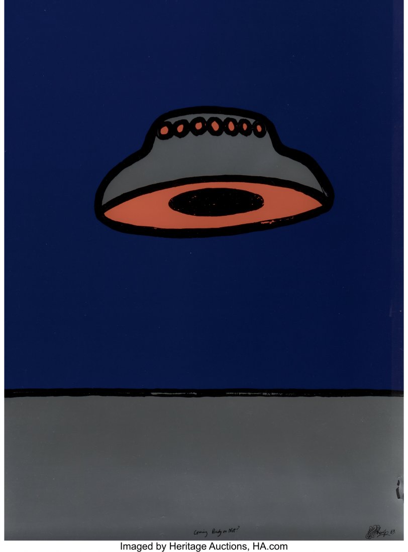Martin Sharp (Australian, 1942-2013) Coming, Rea: Martin Sharp (Australian, 1942-2013) Coming, Ready or Not?, 1969 Silkscreen in colors on acrylic 39-1/2 x 29-1/4 inches (100.3 x 74.3 cm&rp