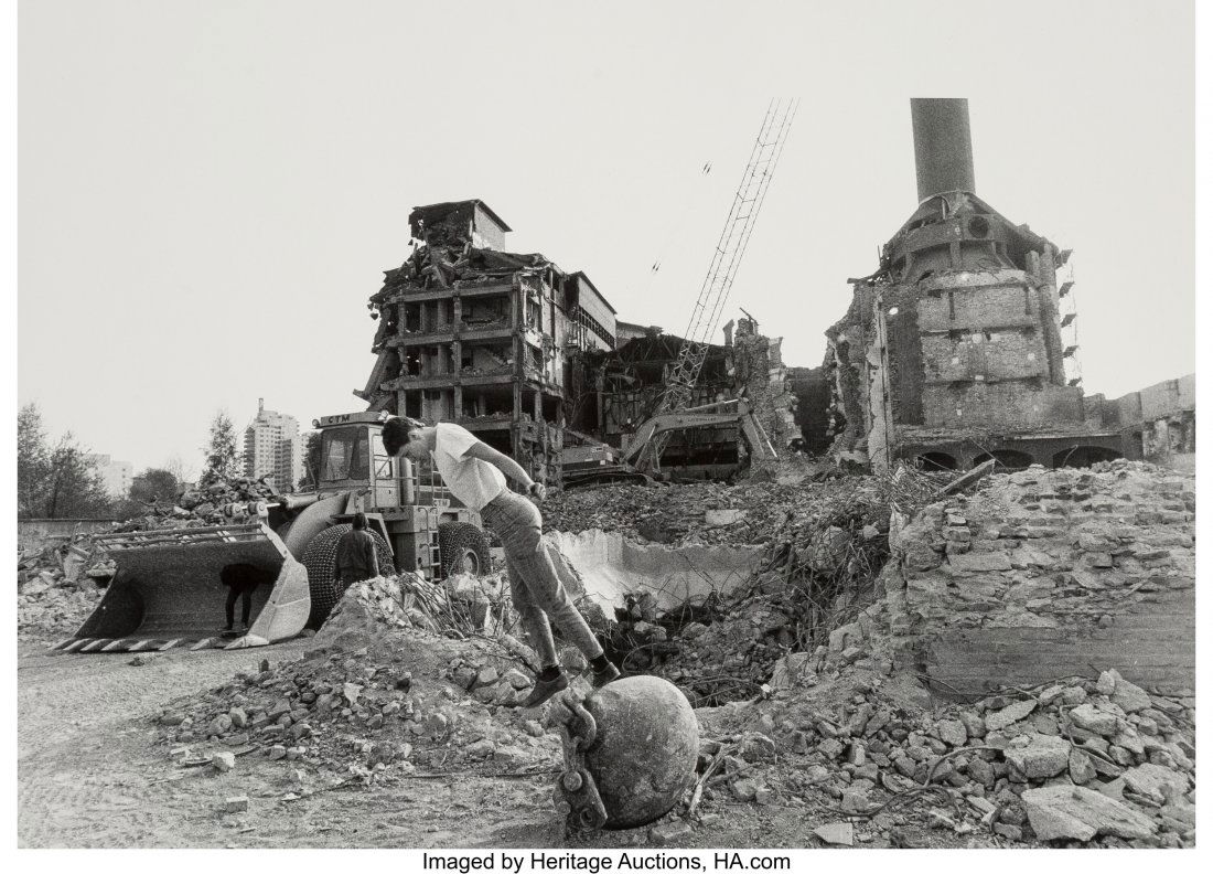 Will McBride (American, 1931-2015) Ricky Goldmac: Will McBride (American, 1931-2015) Ricky Goldmacher Falling Off His World, Frankfurt am Main, 1987-1988 Gelatin silver print, printed later 13 x 18 inches (33&pe