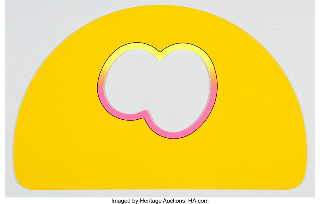 Greg Bogin (b. 1965) Greetings IV, 2020 Silkscre: Greg Bogin (b. 1965) Greetings IV, 2020 Silkscreen in colors on die cut museum board 16-1/2 x 25-1/2 inches (41.9 x 64.8 cm) (sheet) Ed