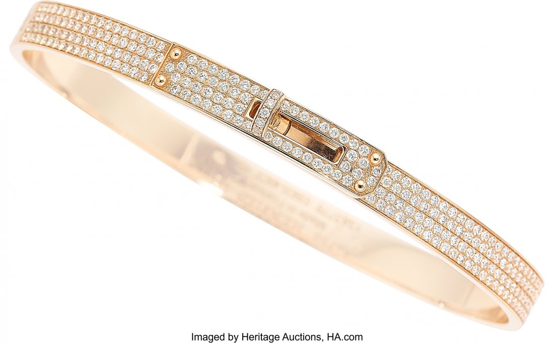 Hermès Diamond, Rose Gold Bracelet, French   St (1 of 2)