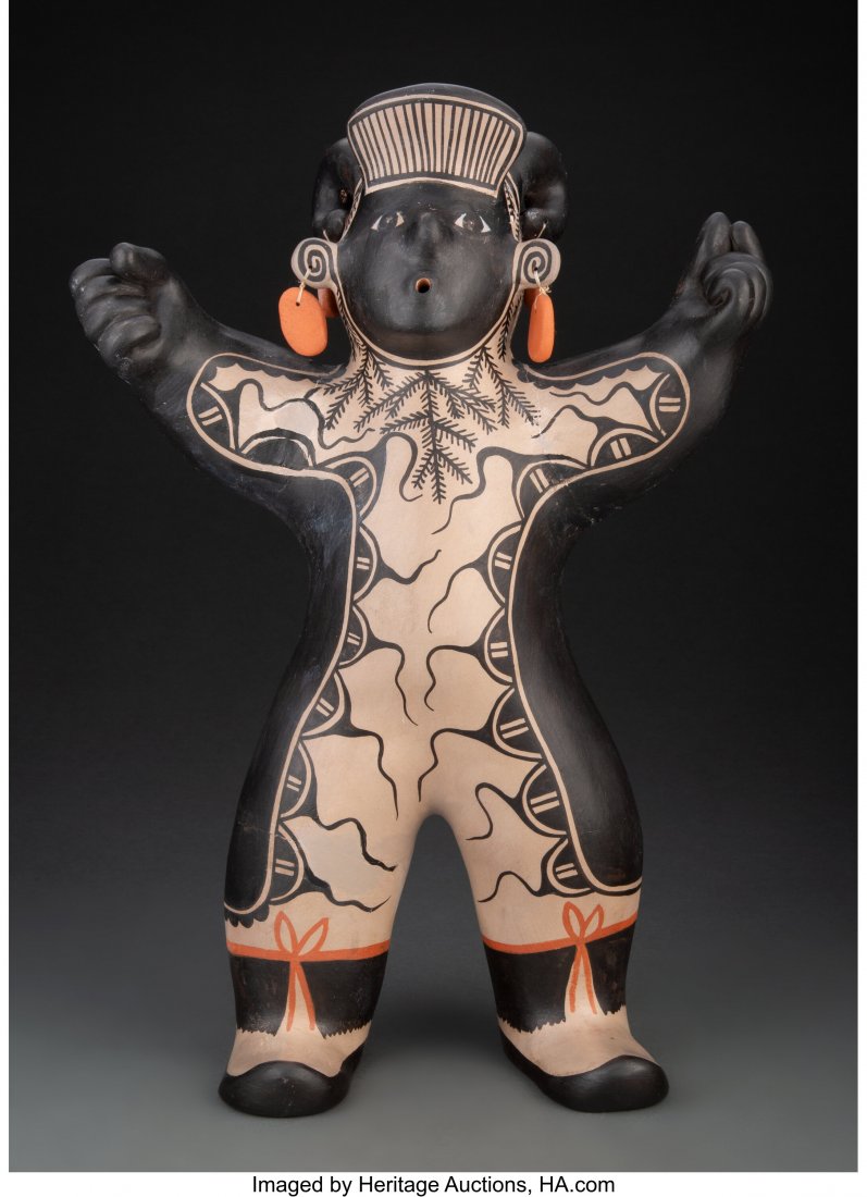 A Cochiti Polychrome Figure   Virgil Ortiz  c. 2 (1 of 7)