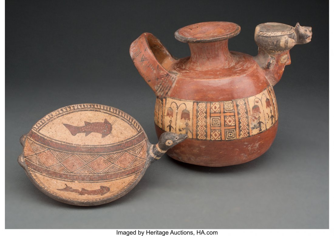 Two Peruvian Items  Recuay, c. 200-500 AD and In (1 of 2)
