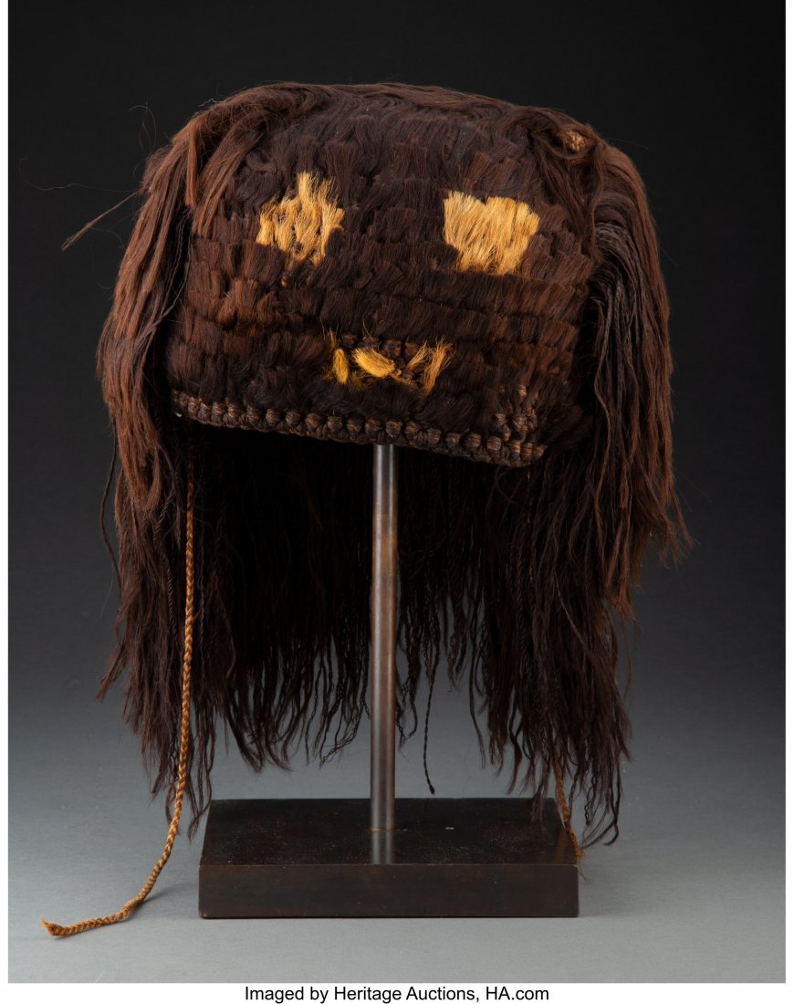A Huari Cap or Wig  Peru, Middle Horizon, c. 650 (1 of 3)