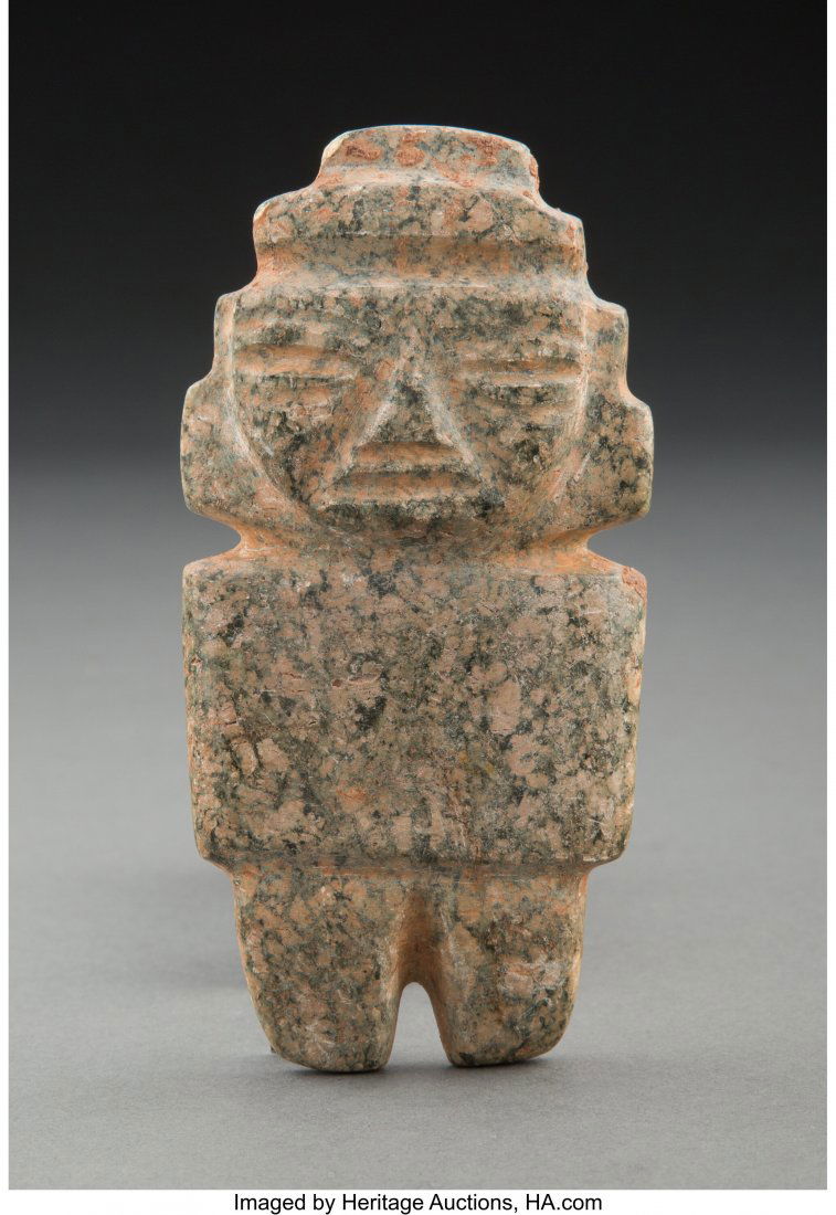 A Pre-Columbian Figure   Height: 4 ¼ inches (1 of 3)