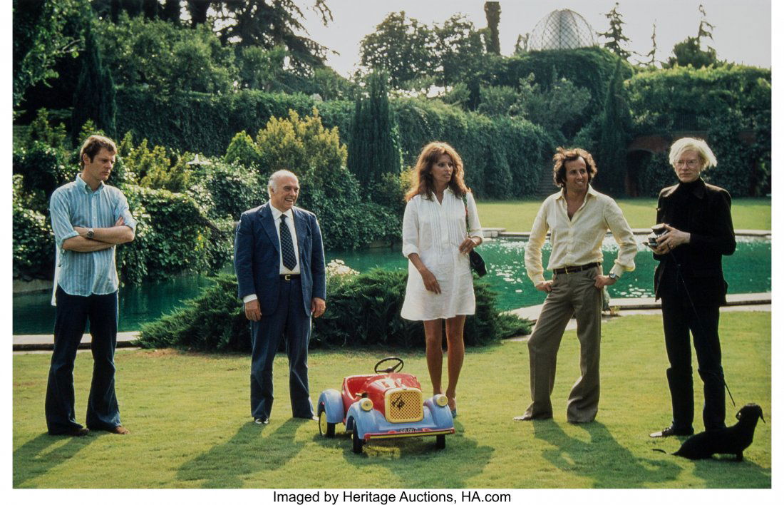 Robert Freeman (British, 1936) Andy Warhol, Soph: Robert Freeman (British, 1936) Andy Warhol, Sophia Loren, and Carlo Ponti, circa 1975 Dye coupler print, printed later 13 x 20-1/4 inches (33.0