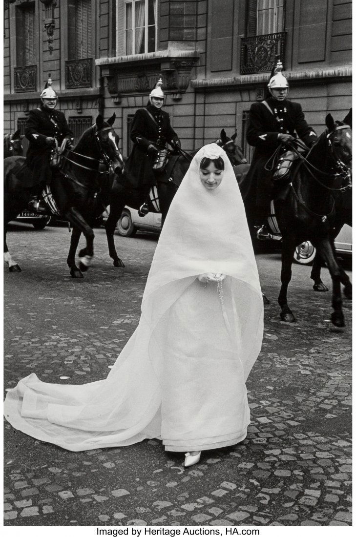 Frank Horvat (French, 1928) Parisian Bride (Brit: Frank Horvat (French, 1928) Parisian Bride (British Vogue), 1961 Gelatin silver print, printed 1996 by Hervé Hudry 14 x 9-3/8 inches (35.6
