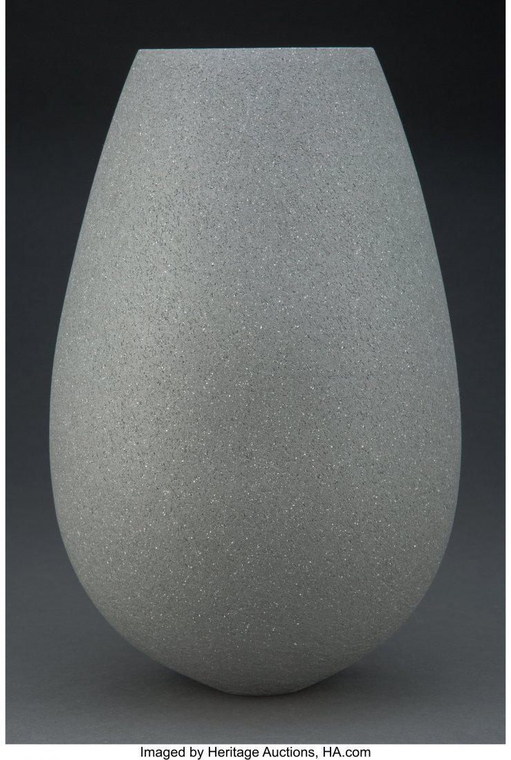 Christine Jones (British, b. 1955) Vessel Staine: Christine Jones (British, b. 1955) Vessel Stained earthenware 12-1/2 x 8-1/2 inches (31.8 x 21.6 cm) Incised Christine Jones to underside &NewLin