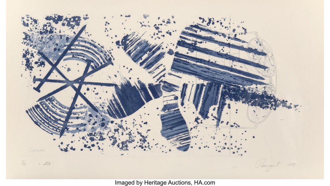 James Rosenquist (1933-2017) Carousel, State II,: James Rosenquist (1933-2017) Carousel, State II, 1978 Etching and aquatint in colors on Pescia Italia paper 22-3/4 x 39-7/8 inches (57.8 x 101.3 cm&rpa