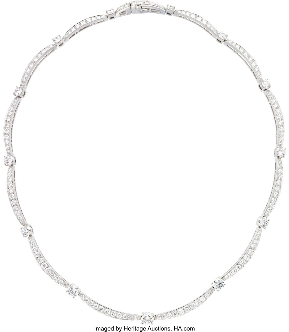 Bvlgari Diamond, White Gold Necklace  Stones: Fu (1 of 3)
