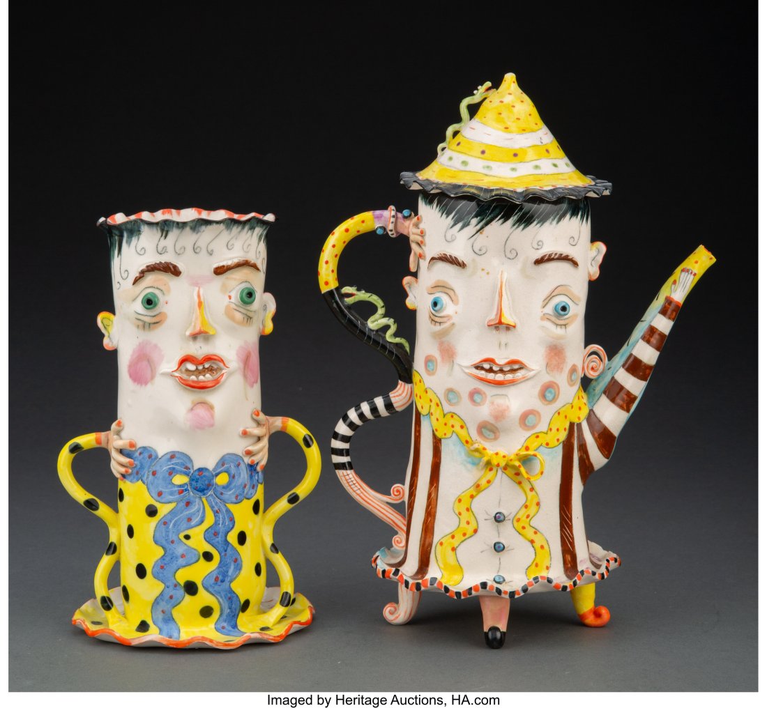 Irina Zaytceva (Russian, b. 1957) Figural Teapot (1 of 3)