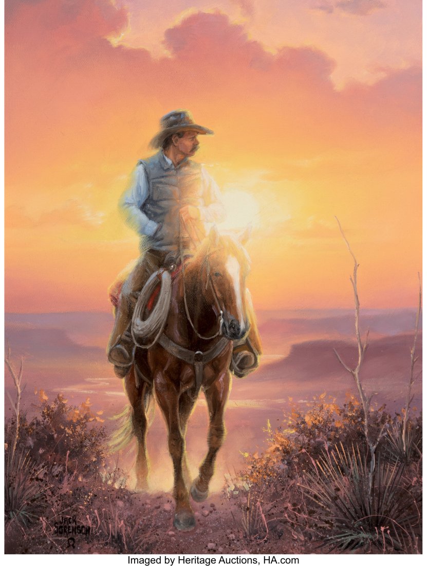 Jack Sorenson (American, b. 1955) Saddle Worn, 2: Jack Sorenson (American, b. 1955) Saddle Worn, 2003 Oil on canvas 16 x 12 inches (40.6 x 30.5 cm) Signed lower left: Jack Sorenson Signed&com