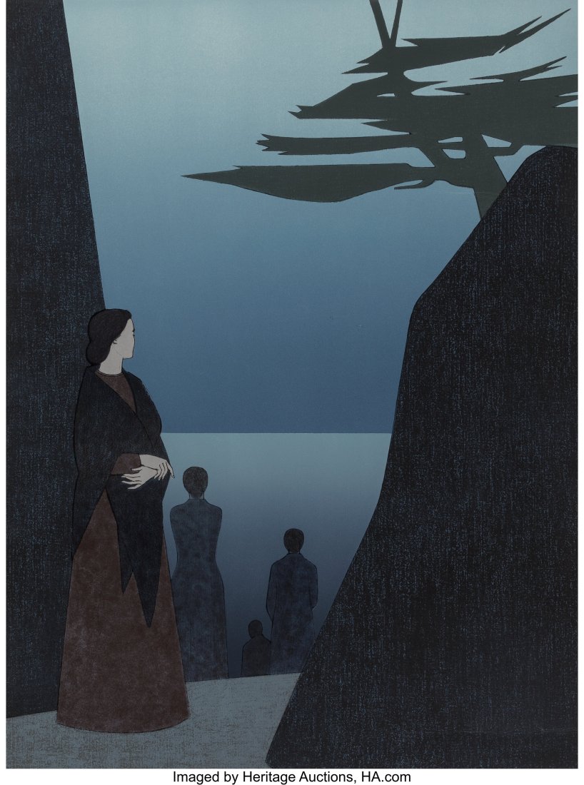 Will Barnet (American, 1911-2012) Way to the Sea: Will Barnet (American, 1911-2012) Way to the Sea, 1981 Lithograph in colors on paper 40 x 30 inches (101.6 x 76.2 cm) (image) Ed. 300&sol