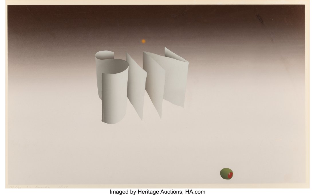 Ed Ruscha (b. 1937) Sin, 1970 Screenprint in col: Ed Ruscha (b. 1937) Sin, 1970 Screenprint in colors on wove paper 13-1/2 x 22-1/4 inches (34.3 x 56.5 cm) (sight) Ed. 135/15