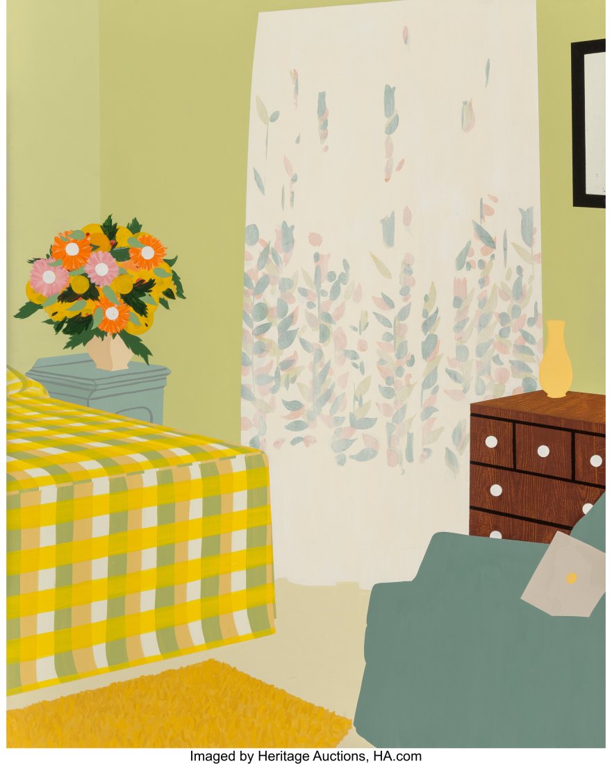 Kevin Appel (b. 1967) Untitled Interior #2, 1995: Kevin Appel (b. 1967) Untitled Interior #2, 1995 Acrylic and oil on canvas laid on panel 65 x 52-1/4 inches (165.1 x 132.7 cm) PROVENANCE: