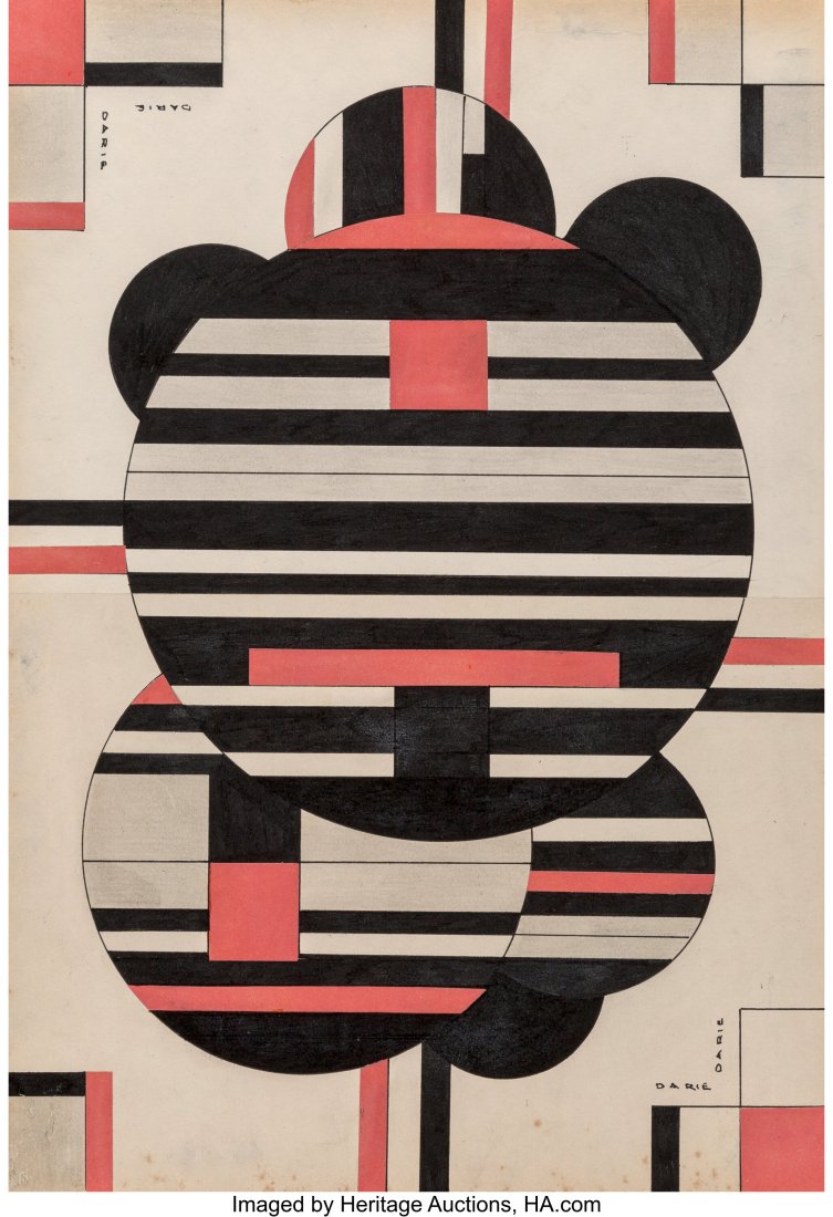 Sandu Darie (1908-1991) Untitled Collage, ink, a: Sandu Darie (1908-1991) Untitled Collage, ink, and pencil on paper 15-3/4 x 10-3/4 inches (40.0 x 27.3 cm) (sheet) Signed upper left and