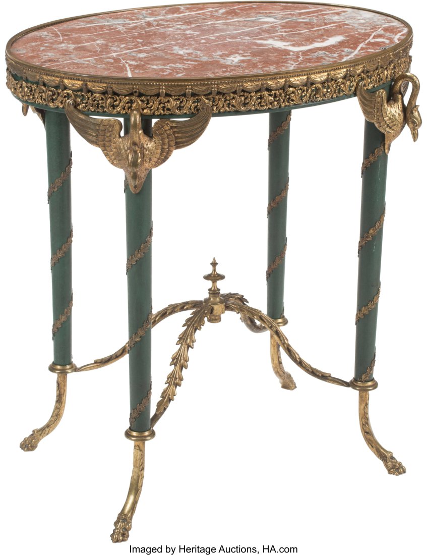 A French Empire-Style Gilt Bronze Mounted Painte (1 of 4)