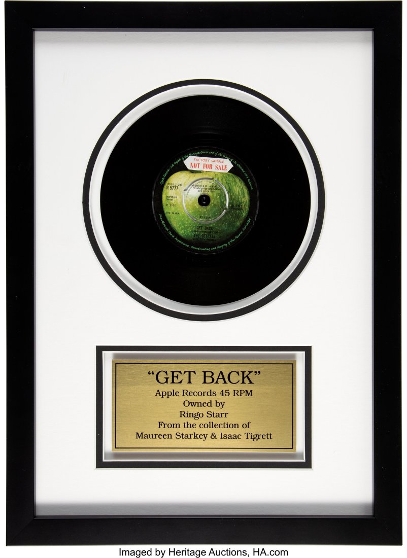The Beatles "Get Back" Factory Sample 7-Inch Vin (1 of 6)