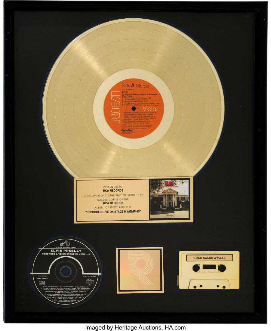 Elvis Presley Recorded Live On Stage in Memphis (1 of 2)