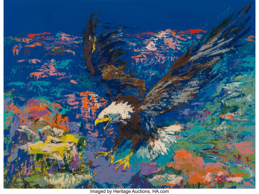 LeRoy Neiman (American, 1921-2012) Bald Eagle Se (1 of 2)
