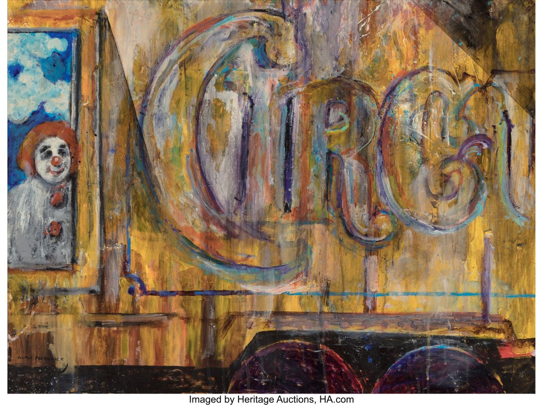 Alan Peckolick (American, 1940-2017) Circus Oil (1 of 3)