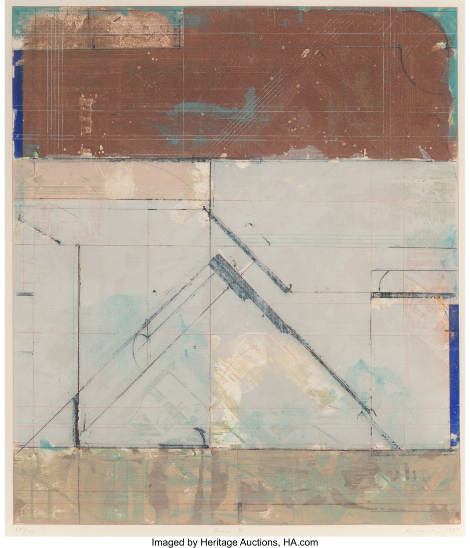 Robert Kelly (American, b. 1956) Tara IV, 1982 L: Robert Kelly (American, b. 1956) Tara IV, 1982 Lithograph in colors on paper 27-1/2 x 23-3/4 inches (69.9 x 60.3 cm) (image) Ed&p