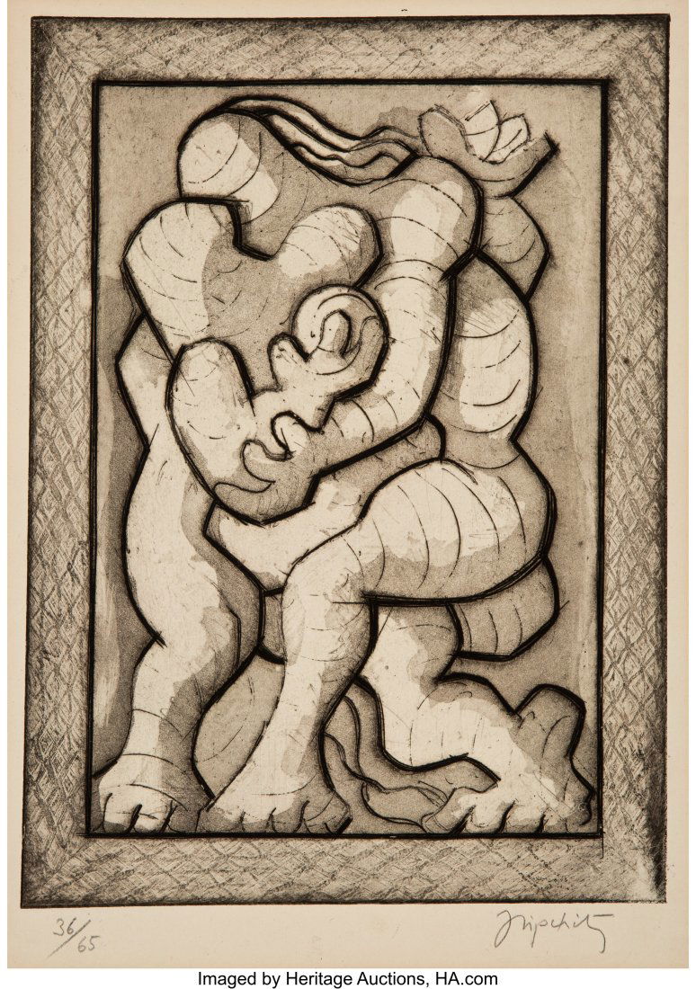 Jacques Lipchitz (French, 1891-1973) The Family, (1 of 2)