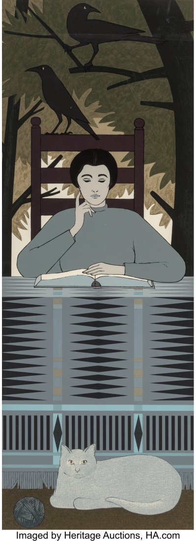 Will Barnet (American, 1911-2012) Totem, 1982 Li: Will Barnet (American, 1911-2012) Totem, 1982 Lithograph in colors on paper 40-1/2 x 15 inches (102.9 x 38.1 cm) A.P. Signed, date