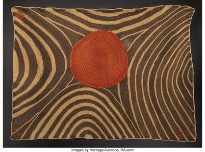 After Alexander Calder (American, 1898-1976) 'Ze: After Alexander Calder (American, 1898-1976) 'Zebra' Tapestry, 1975, CAC Publications/Bon Art Handwoven and dyed maguey fiber 57 x 83 inches (144.8 x