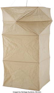 Isamu Noguchi (American, 1904-1988) Akari L3 Pen: Isamu Noguchi (American, 1904-1988) Akari L3 Pendant Light, 1951-1970, Ozeki workshop Washi paper, bamboo, wire 48-1/2 x 34-1/2 inches