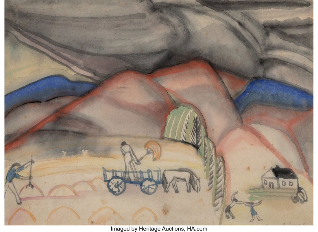 Marguerite Thompson Zorach (American, 1887-1968) (1 of 3)