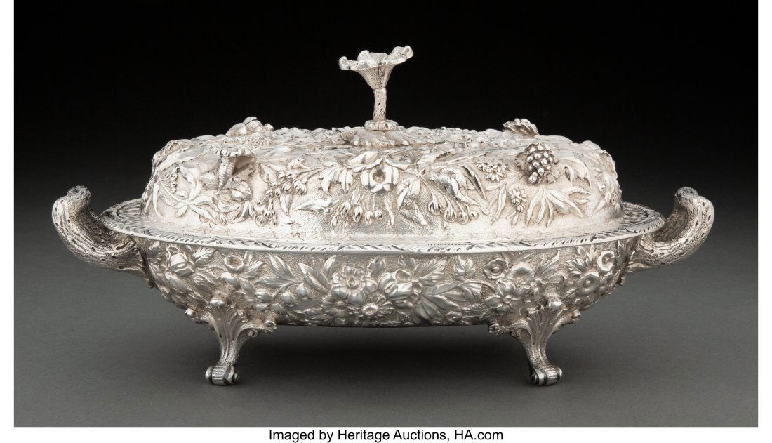 An S. Kirk & Son Coin Silver Chased Repoussé Co (1 of 5)