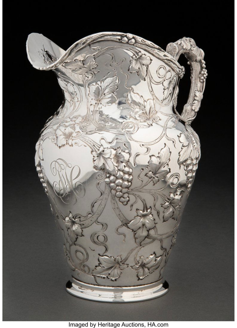 A Baltimore Silversmiths Mfg. Co. Silver Chased (1 of 6)