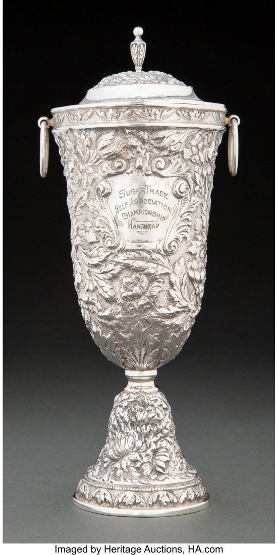 An American Silver Golf Trophy, 1926 Marks: STER (1 of 5)