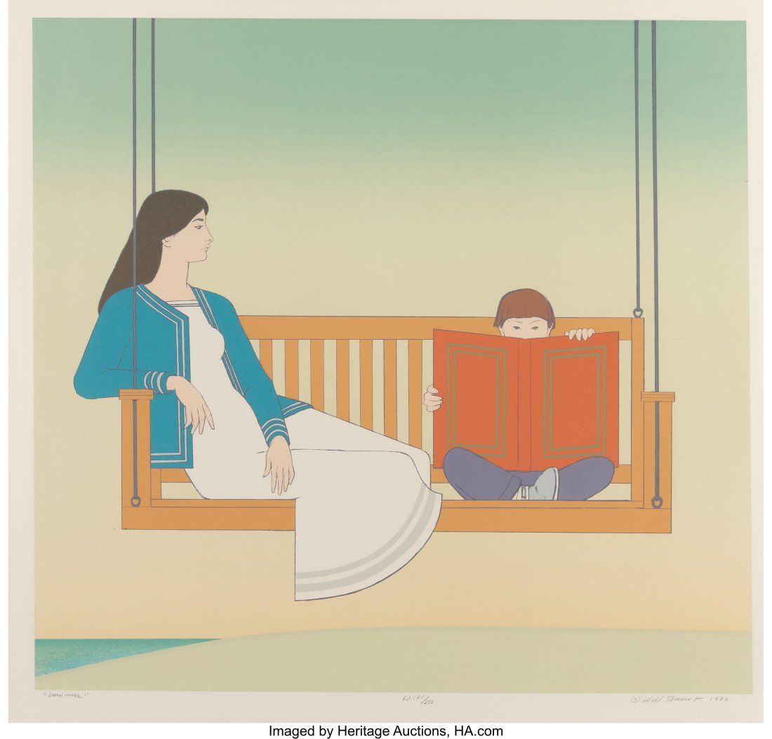 Will Barnet (American, 1911-2012) Summer, 1986 L: Will Barnet (American, 1911-2012) Summer, 1986 Lithograph in colors on paper 35 x 37 inches (88.9 x 94.0 cm) (sheet) Ed. 181/250 Sign