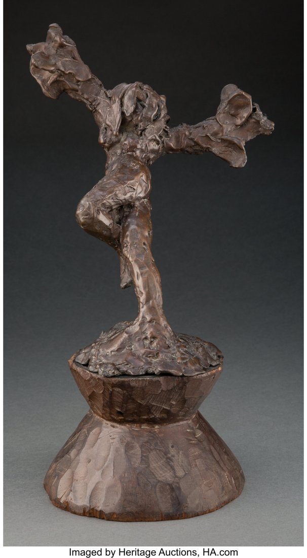 Mary Frank (British, b. 1933) Daphne Bronze with: Mary Frank (British, b. 1933) Daphne Bronze with brown patina 11-1/2 x 8-3/4 x 7 inches (29.2 x 22.2 x 17.8 cm) PROVENANCE: Neuberge