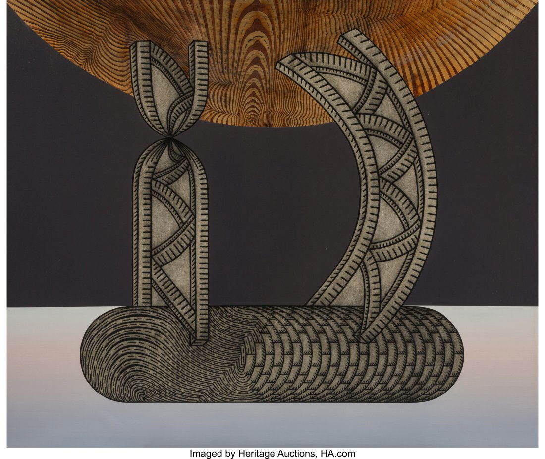 William Schwedler (American, 1942-1982) Untitled: William Schwedler (American, 1942-1982) Untitled, 1969 Oil and acrylic on canvas 72 x 85 inches (182.9 x 215.9 cm) Property from the Estates of Ramon Osun