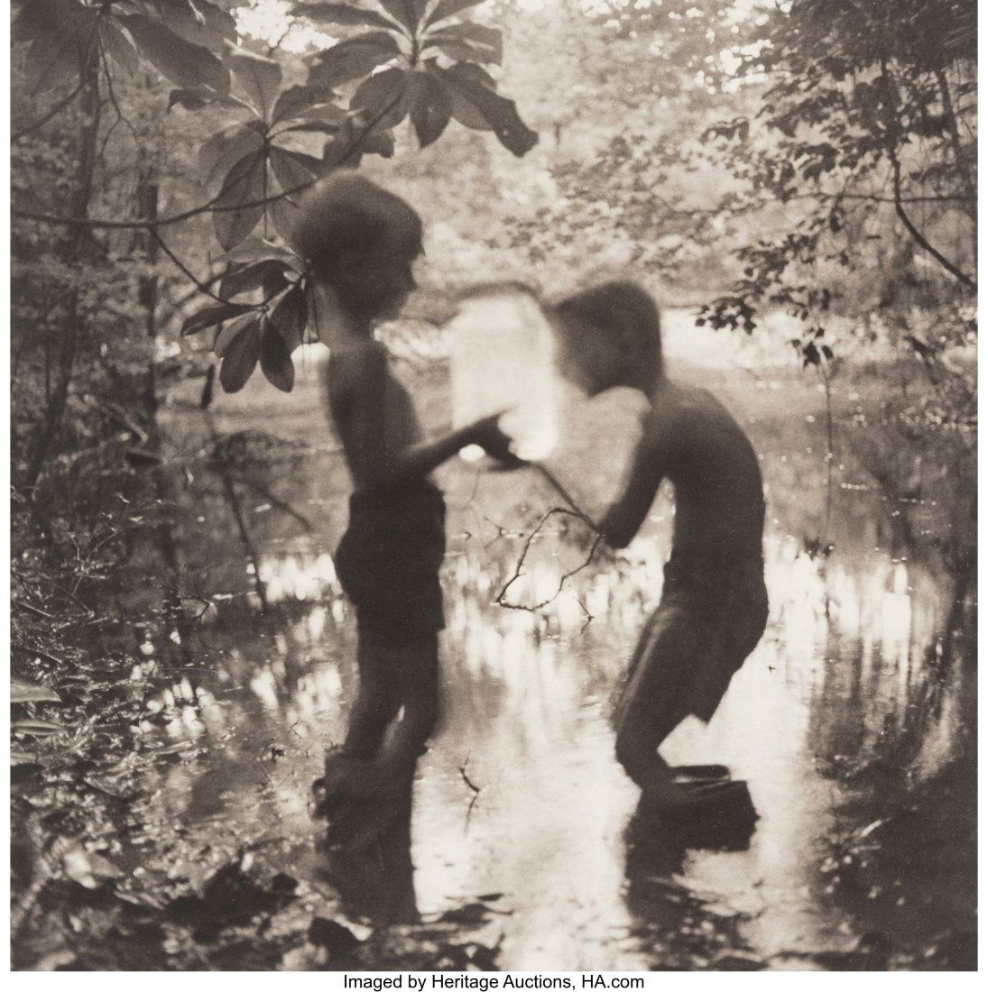 Keith Carter (American, 1948) Fireflies, 1992 Pl: Keith Carter (American, 1948) Fireflies, 1992 Platinum print, printed 1993 9-7/8 x 9-7/8 inches (25.1 x 25.1 cm) (image) 20 x 15-7