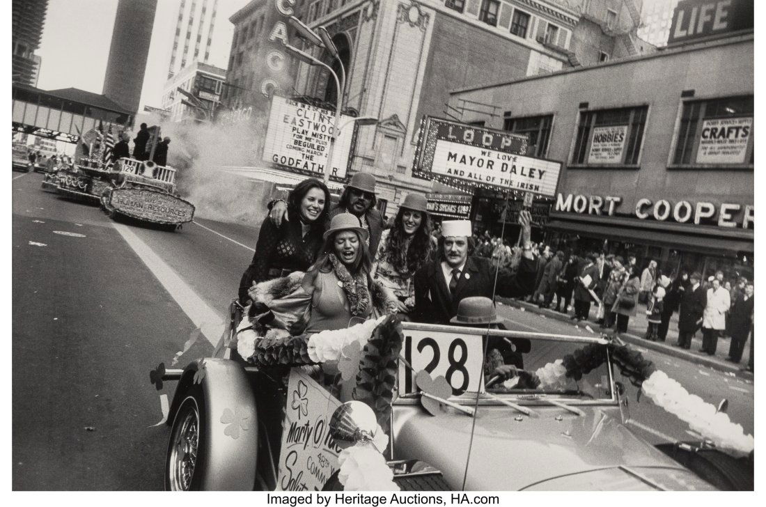 Garry Winogrand (American, 1928-1984) St. Patric: Garry Winogrand (American, 1928-1984) St. Patrick's Day Parade, Chicago, 1975 Gelatin silver print, printed 1981 8-7/8 x 13-1/4 inches (22.