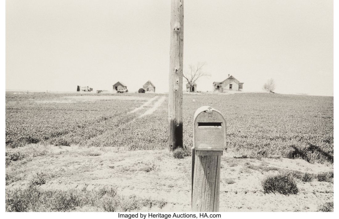 Robert Frank (American, 1924-2019) Nebraska, 195: Robert Frank (American, 1924-2019) Nebraska, 1955 Gelatin silver print, printed 1980 8-5/8 x 13 inches (21.9 x 33 cm) (image) 10-7/8 x 13