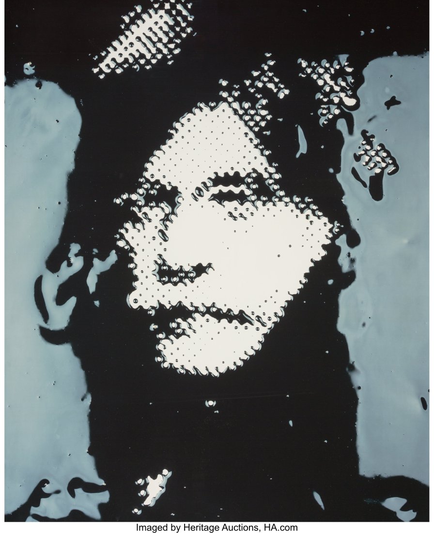 Vik Muniz (Brazilian, 1961) Stieglitz, Pantheon: Vik Muniz (Brazilian, 1961) Stieglitz, Pantheon (from Pictures of Ink), 2000 Dye bleach print 38 x 30 inches (96.5 x 76.2 cm) (image&