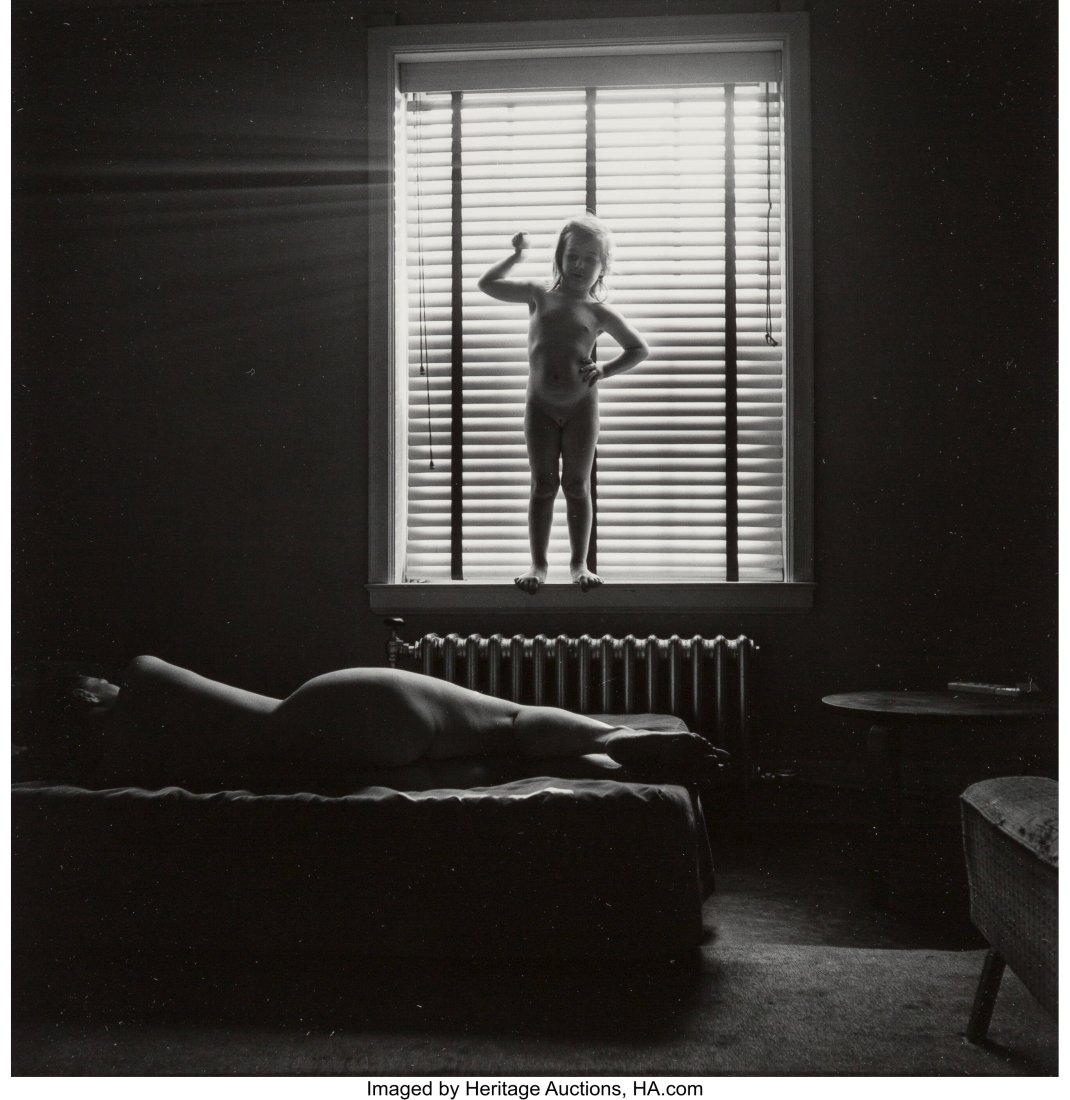 Harry Callahan (American, 1912-1999) Eleanor and: Harry Callahan (American, 1912-1999) Eleanor and Barbara, Chicago, 1954 Gelatin silver print, printed later 6-1/8 x 6 inches (15.6 x 15.2 cm&rp